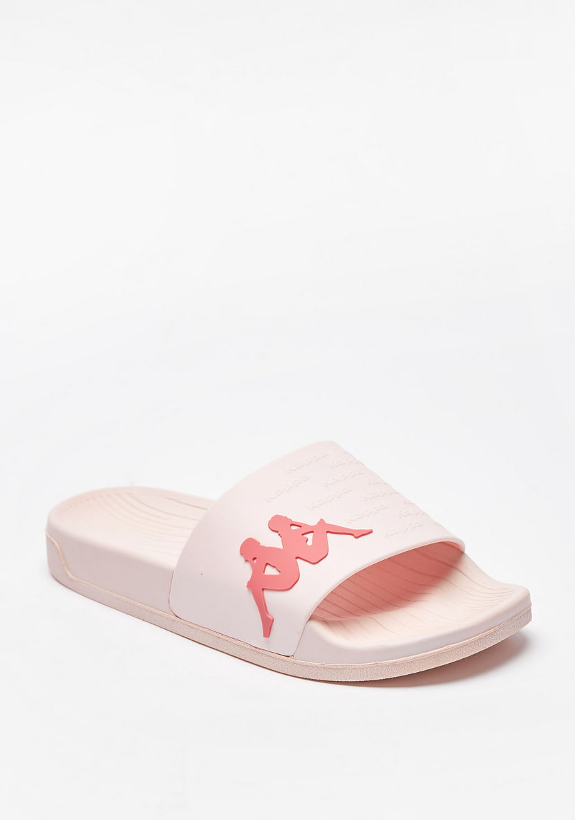 Kappa Women's Logo Embossed Slide Slippers-Women%27s Flip Flops & Beach Slippers-image-0