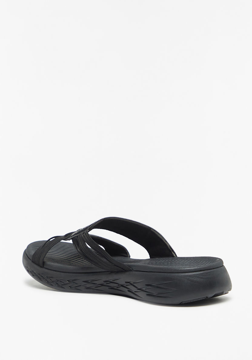 Kappa Women's Slip-On Cross Strap Slides-Women%27s Flat Sandals-image-1