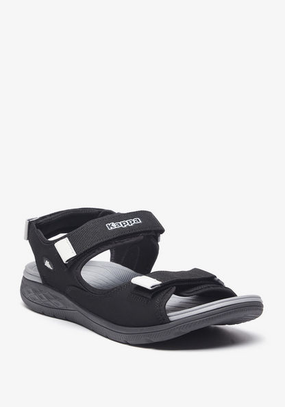 Kappa Men's Slip-On Floaters with Hook and Loop Closure-Men%27s Sandals-image-1