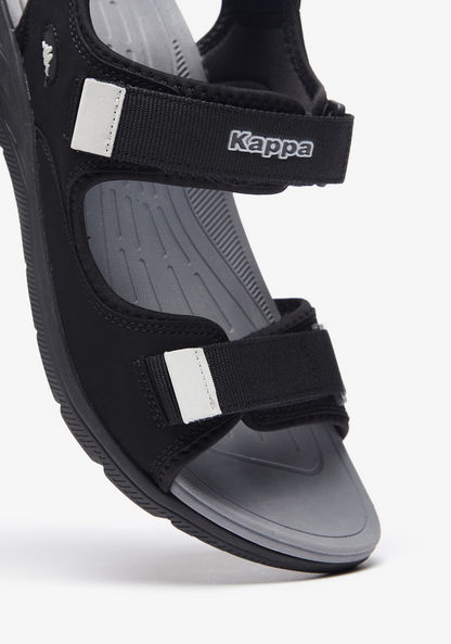 Kappa Men's Slip-On Floaters with Hook and Loop Closure-Men%27s Sandals-image-3