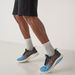 Kappa Men's Logo Print Lace-Up Sports Shoes with Memory Foam-Men%27s Sports Shoes-thumbnailMobile-0