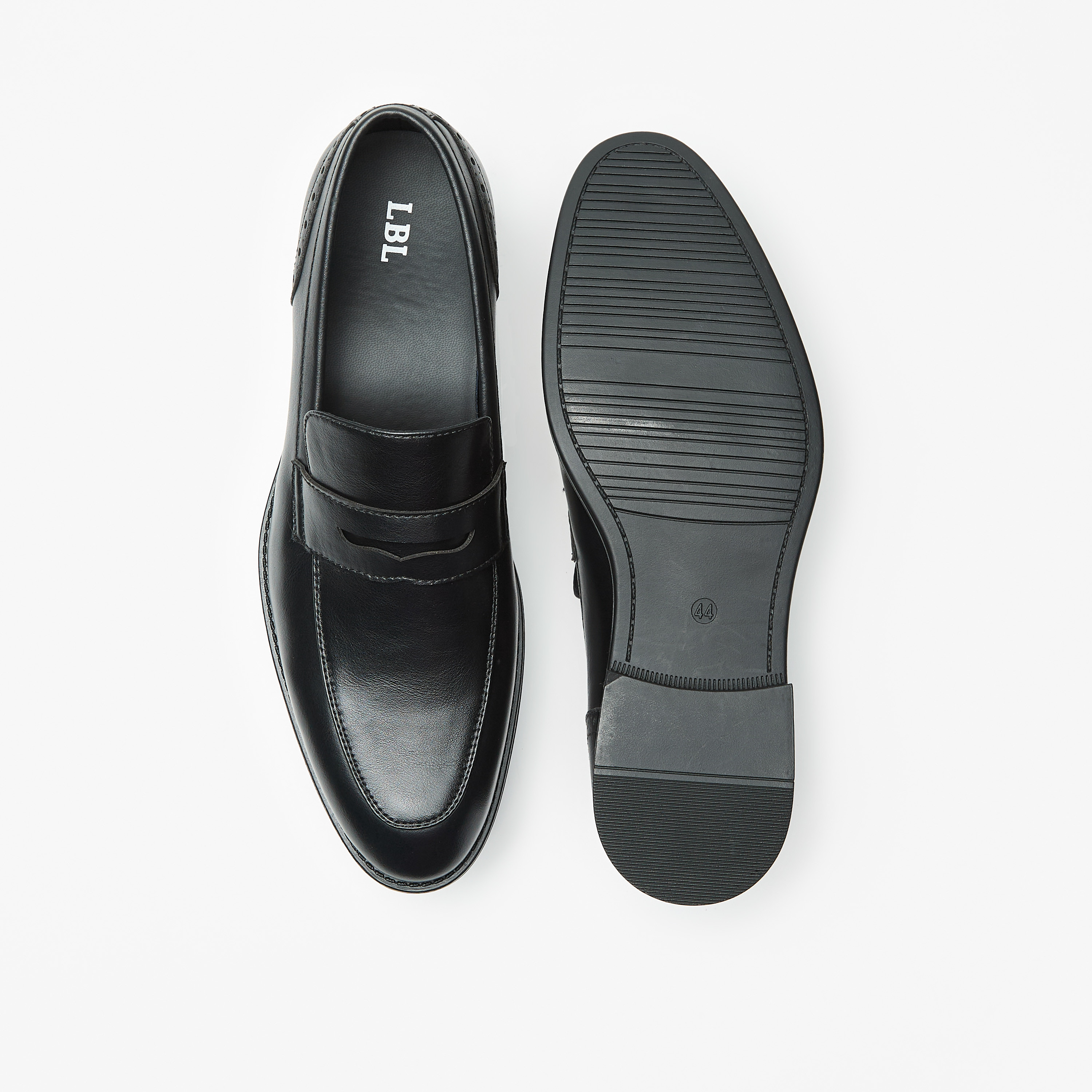 LBL by Shoexpress Solid Slip-On Loafers-men-shoes-formalshoes-image-4