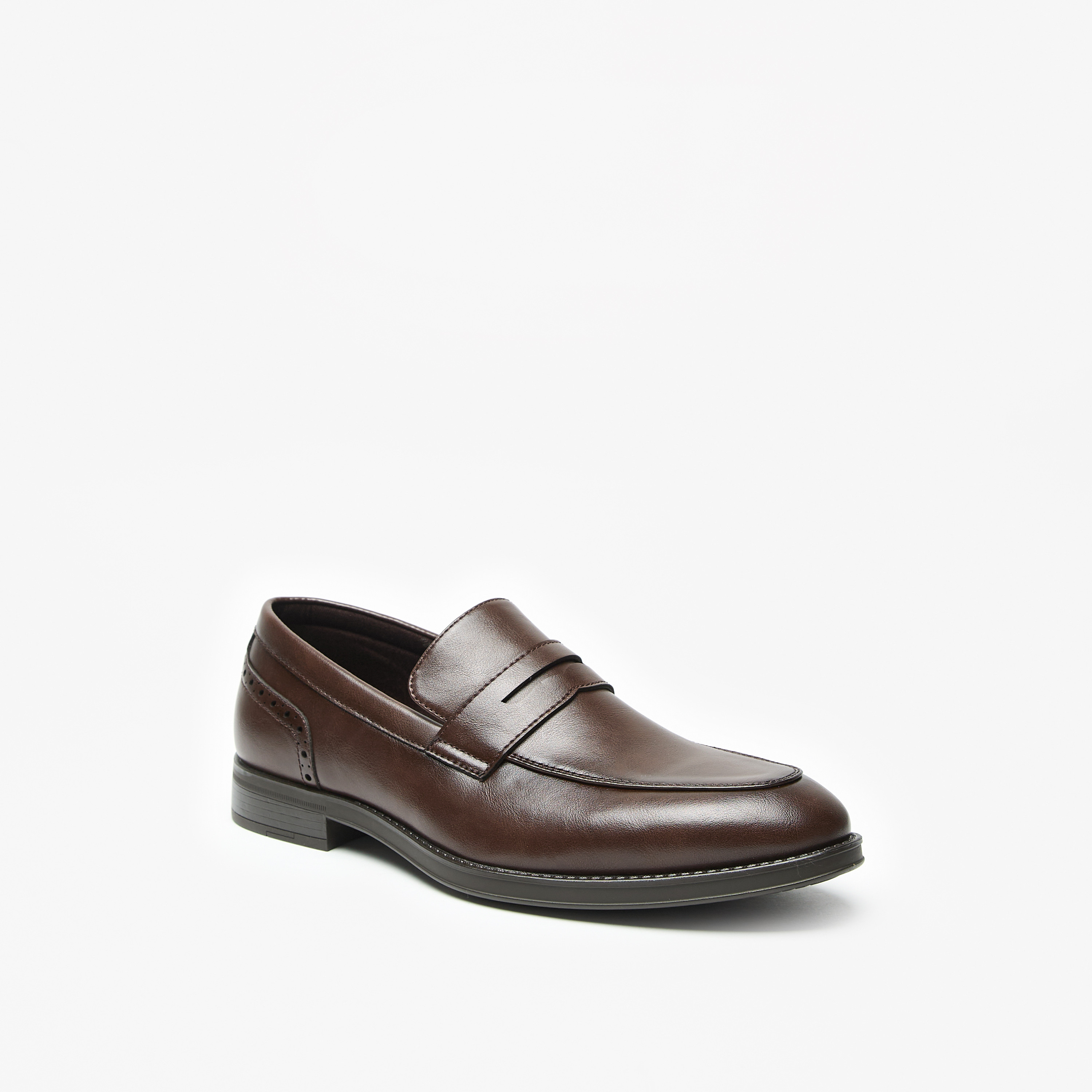 LBL by Shoexpress Solid Slip-On Loafers-men-shoes-formalshoes-image-1