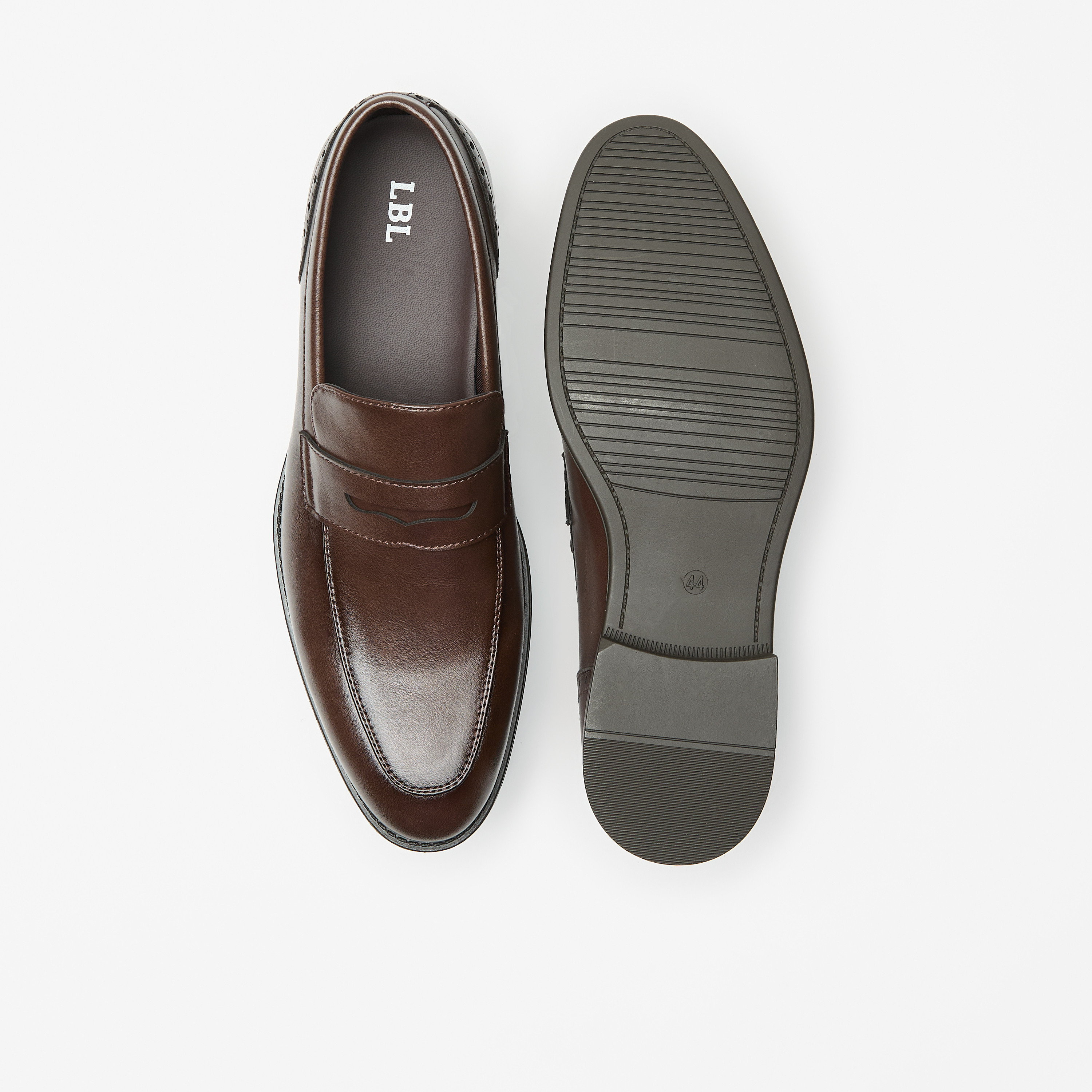 LBL by Shoexpress Solid Slip-On Loafers-men-shoes-formalshoes-image-4