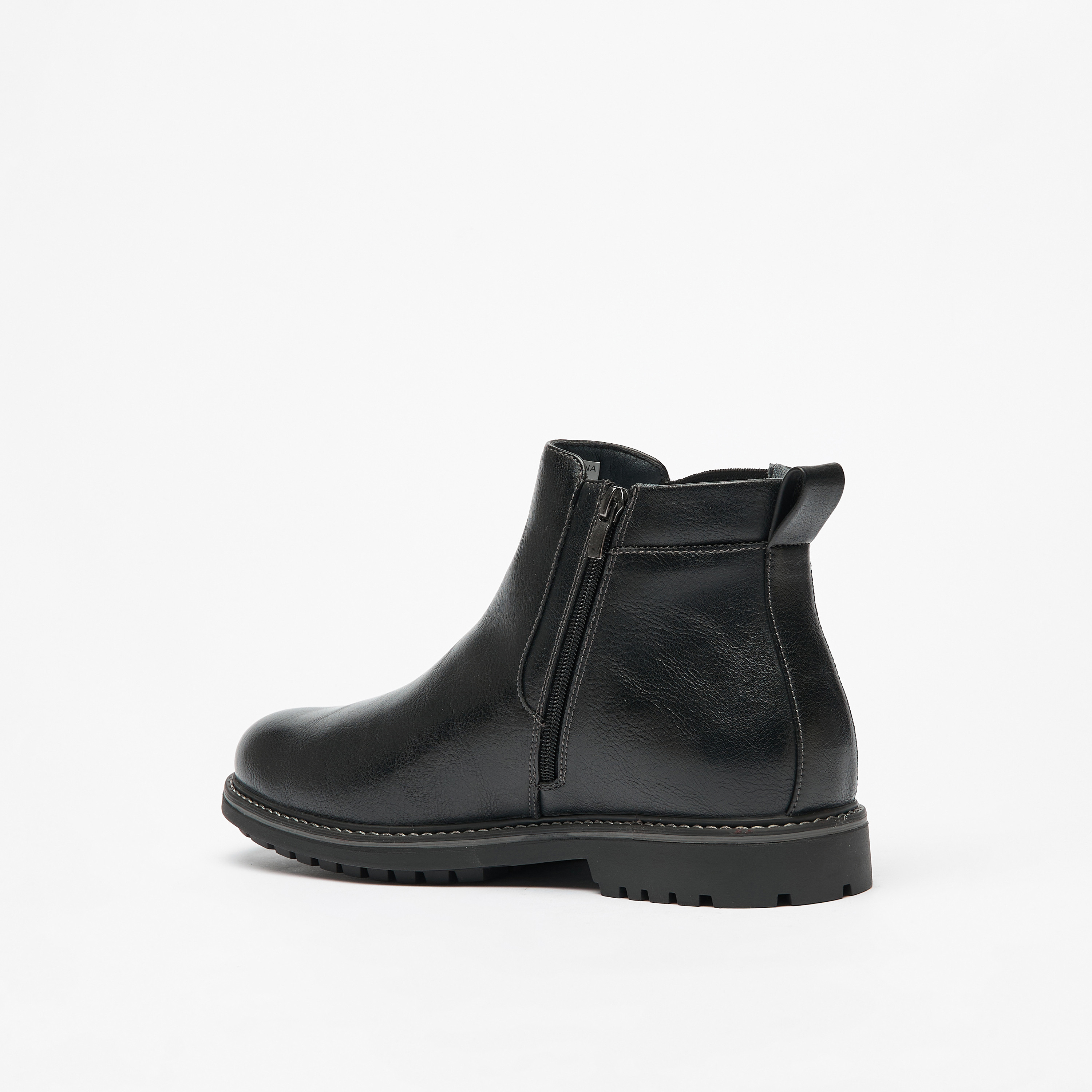 LBL by Shoexpress Textured Zip Closure Chelsea Boots-men-shoes-boots-image-2