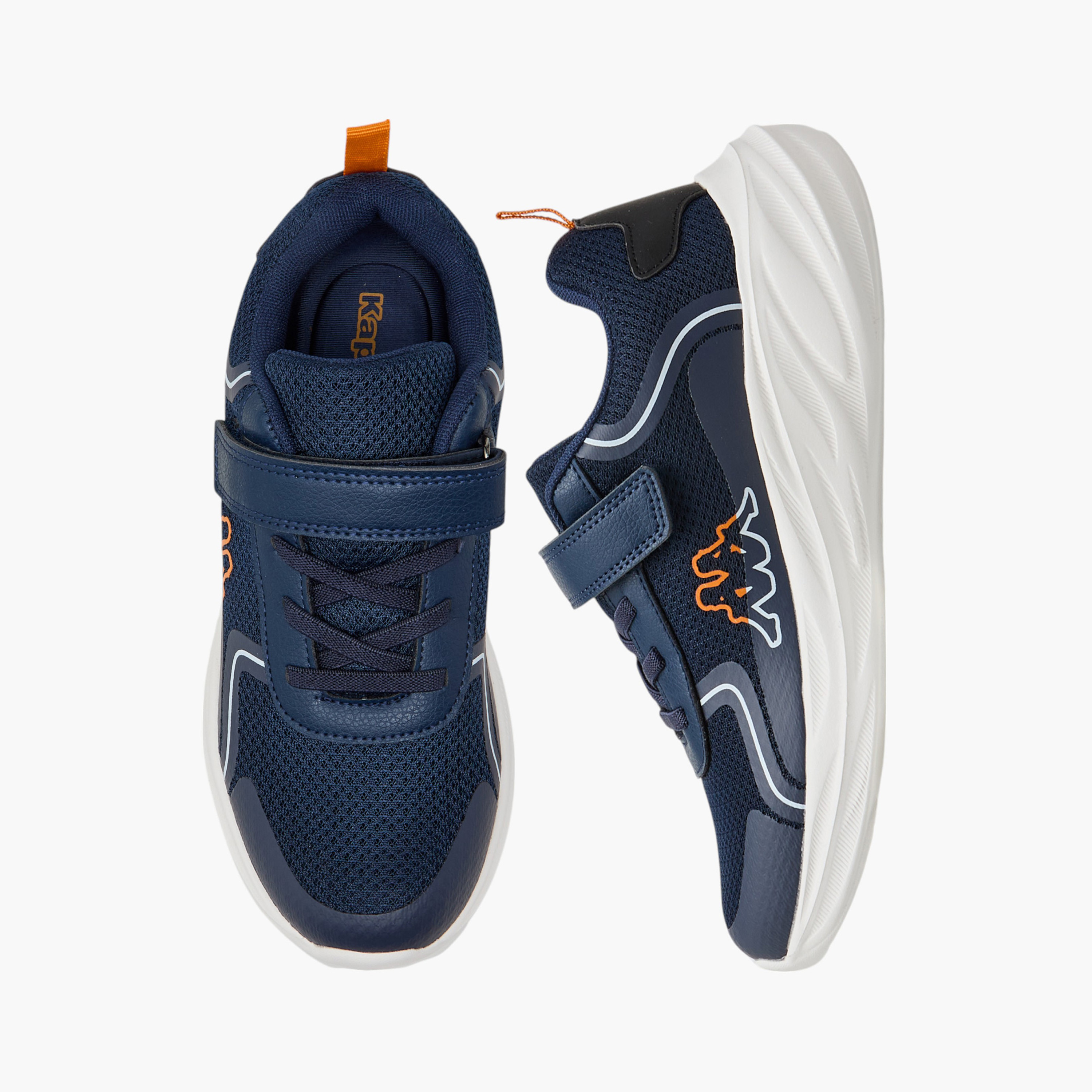 Kappa Boys Logo Hook & Loop Breathable Shoes-boys-shoes-sneakers-image-1