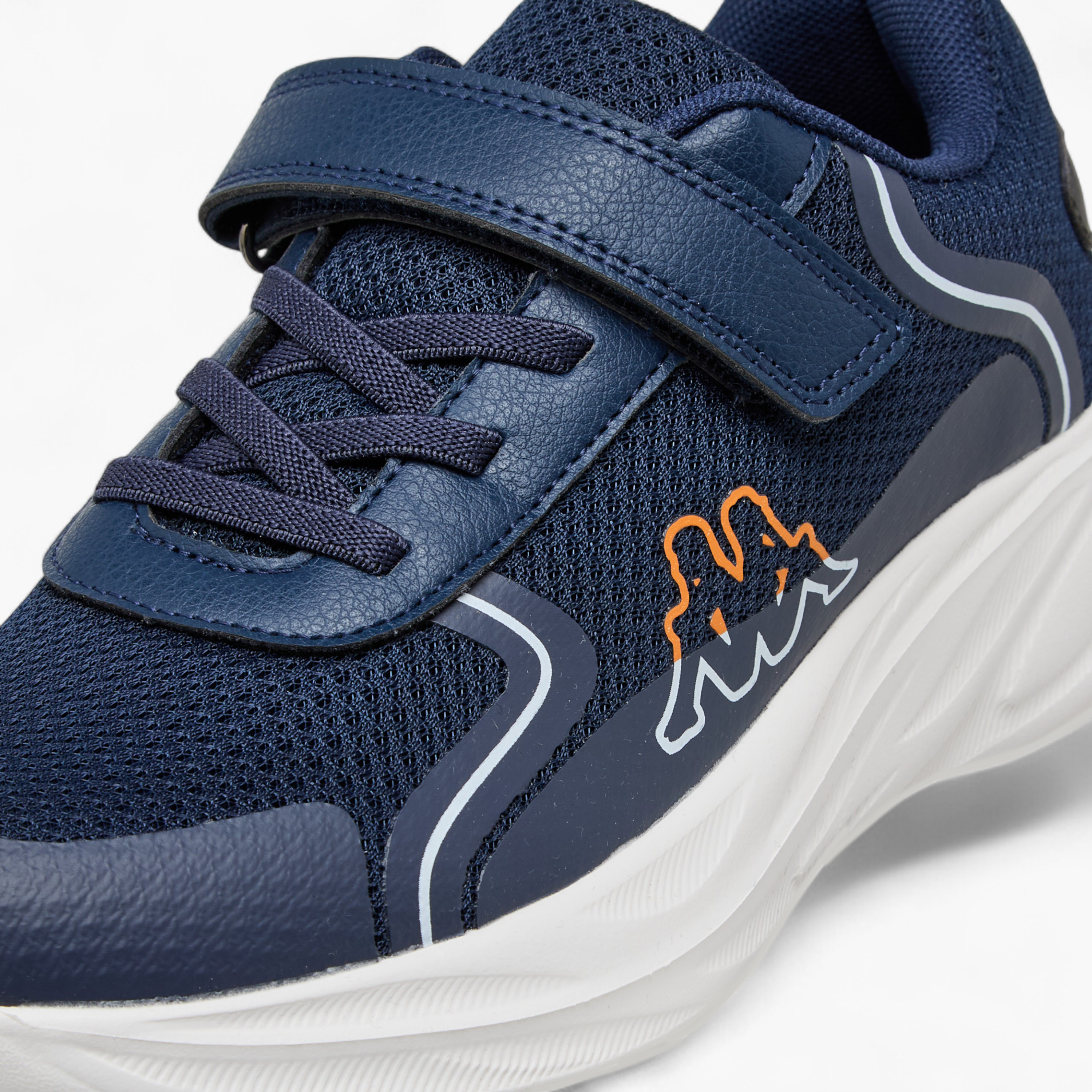 Kappa Boys Logo Hook & Loop Breathable Shoes-boys-shoes-sneakers-image-4