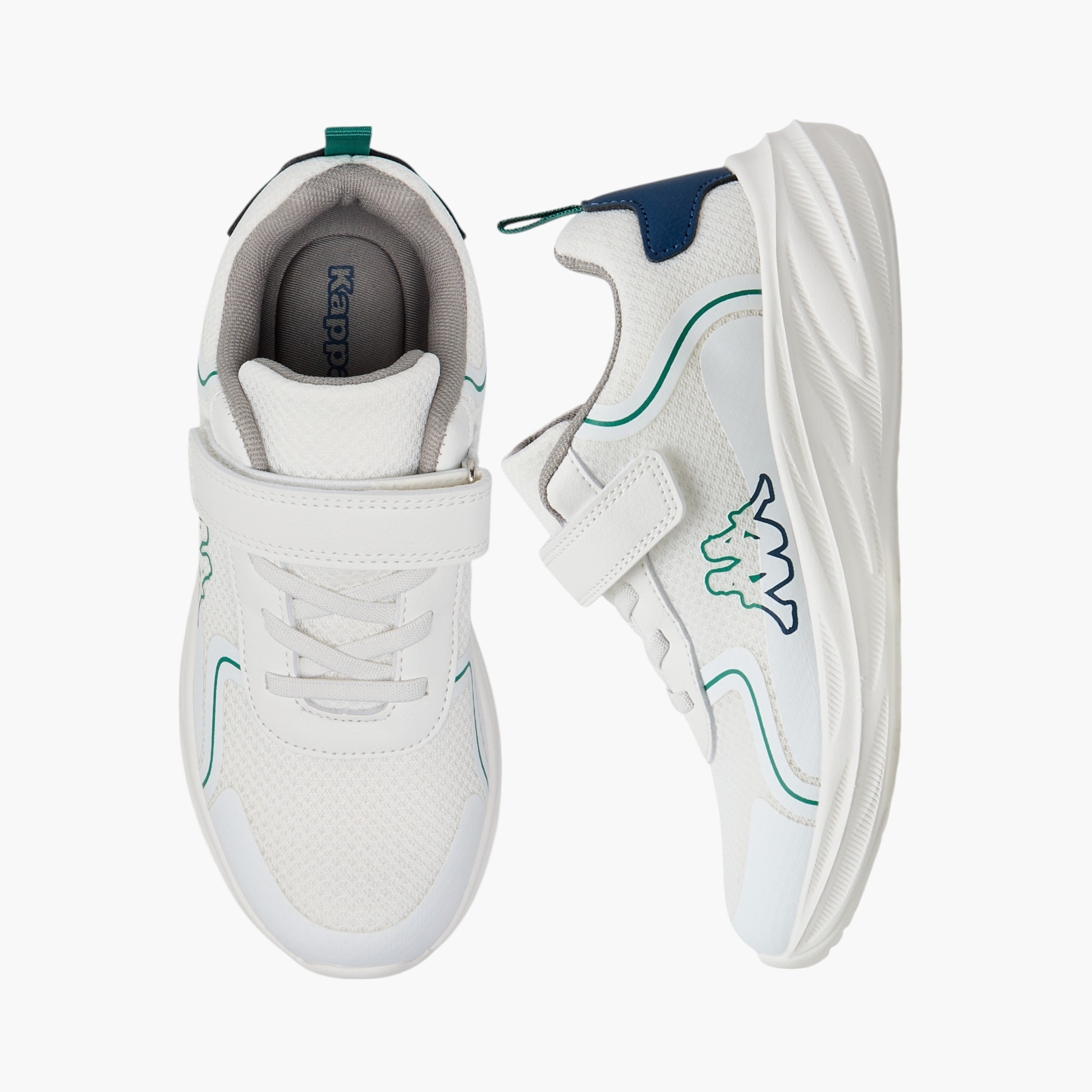 Kappa Boys Logo Hook & Loop Breathable Shoes-boys-shoes-sneakers-image-1