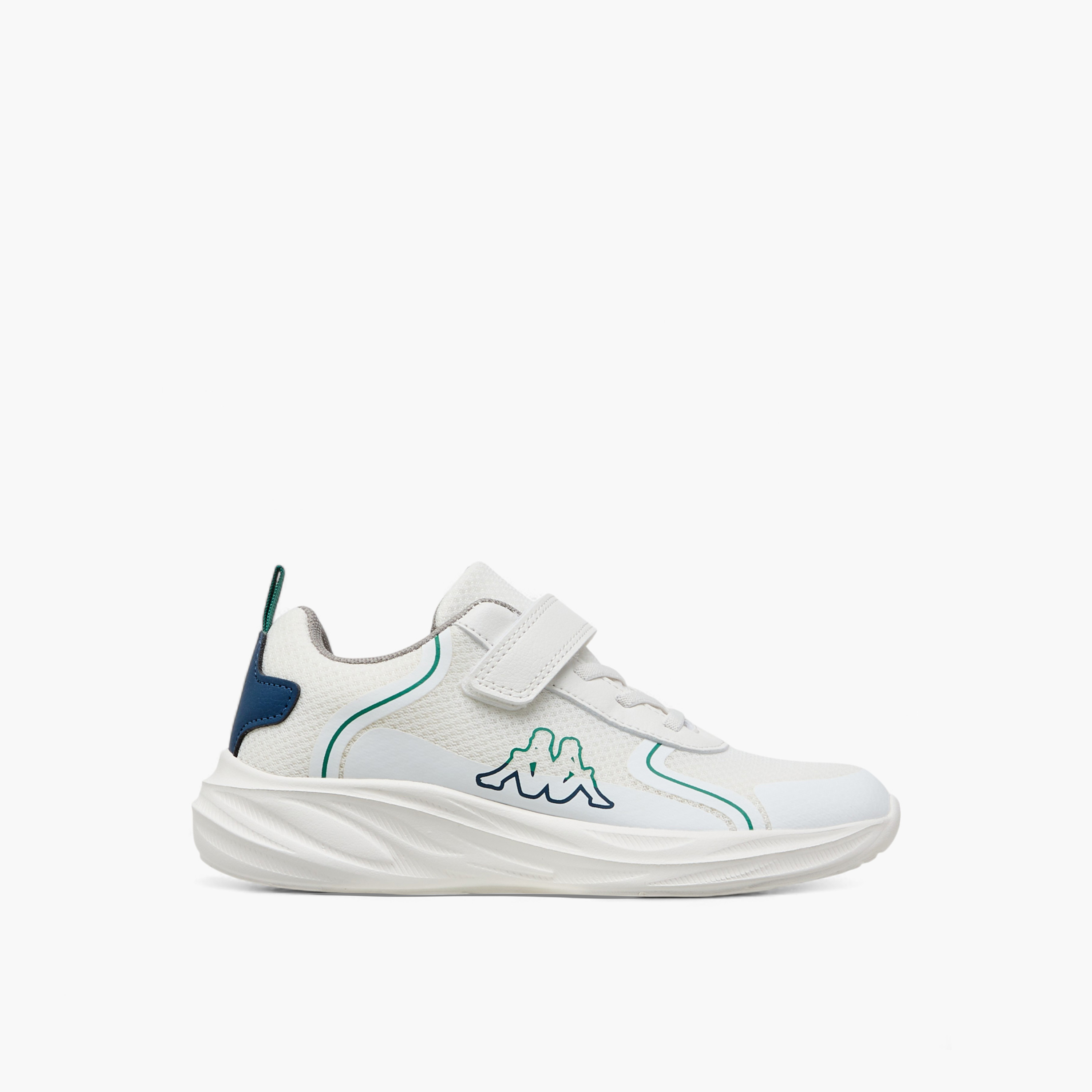 Kappa Boys Logo Hook & Loop Breathable Shoes-boys-shoes-sneakers-image-3