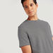 Iconic Striped T-shirt with Short Sleeves and Crew Neck-T Shirts-thumbnail-2