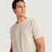 Iconic Textured T-shirt with Short Sleeves and Crew Neck-T Shirts-thumbnail-2