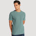 Iconic Textured T-shirt with Short Sleeves and Crew Neck-T Shirts-thumbnail-0