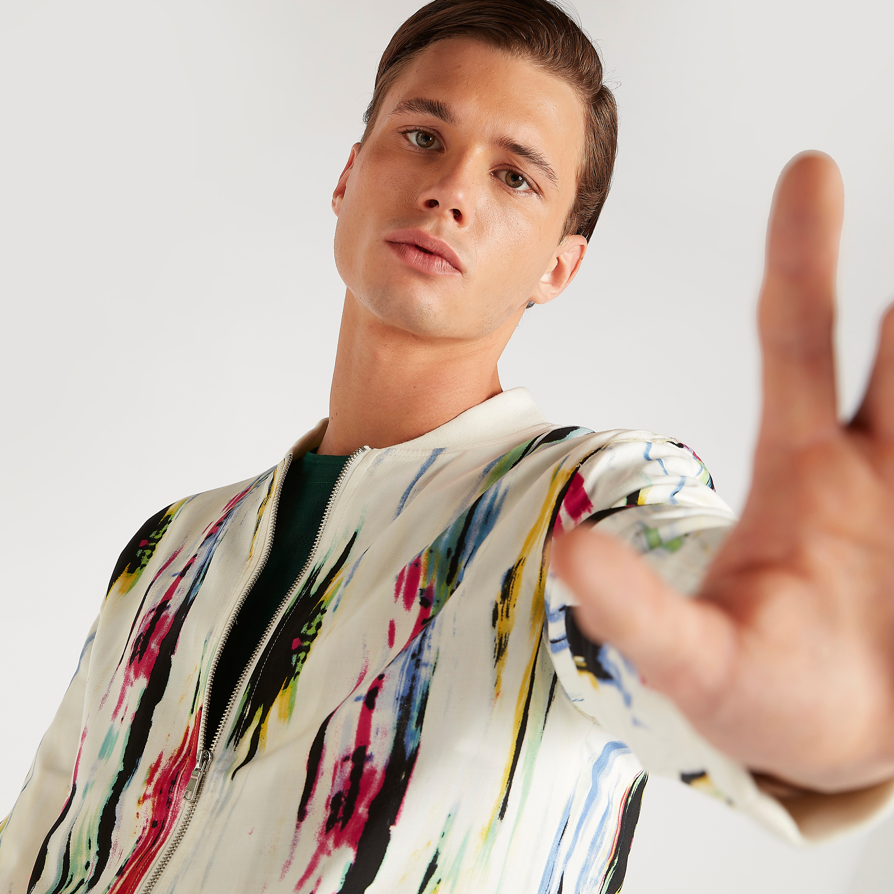 Iconic Printed Lightweight Jacket with Zipper Placket-men-clothing-jacketsandblazers-jackets-image-5
