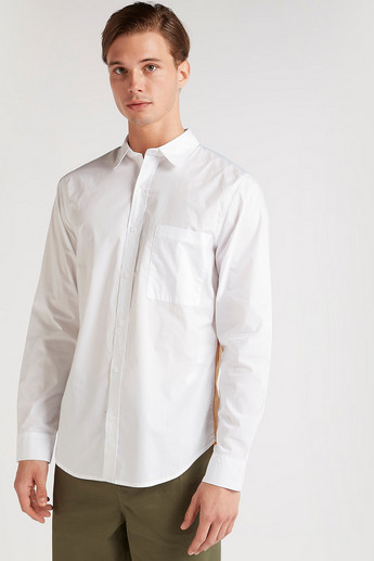 Sustainable Iconic Slim Fit Cut and Sew Shirt with Long Sleeves