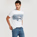 Iconic Printed Crew Neck T-shirt with Short Sleeves-T Shirts-thumbnailMobile-1