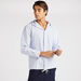 Iconic Striped Relaxed Fit Shirt with Hood-Shirts-thumbnailMobile-0