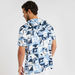 All-Over Print Iconic Hooded Shirt with Zipper Detail-Shirts-thumbnail-4