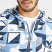 All-Over Print Iconic Hooded Shirt with Zipper Detail-Shirts-thumbnail-5