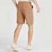 Iconic Textured Shorts with Pockets and Rolled-Up Hem-Shorts-thumbnailMobile-3