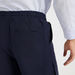Iconic Textured Slim Fit Flexi Waist Trousers-Pants-thumbnailMobile-2