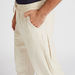 Iconic Textured Slim Fit Flexi Waist Trousers-Pants-thumbnail-4
