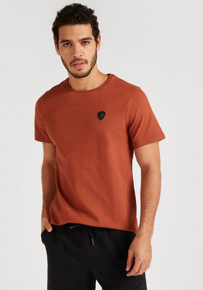 Iconic Crew Neck T-shirt with Short Sleeves
