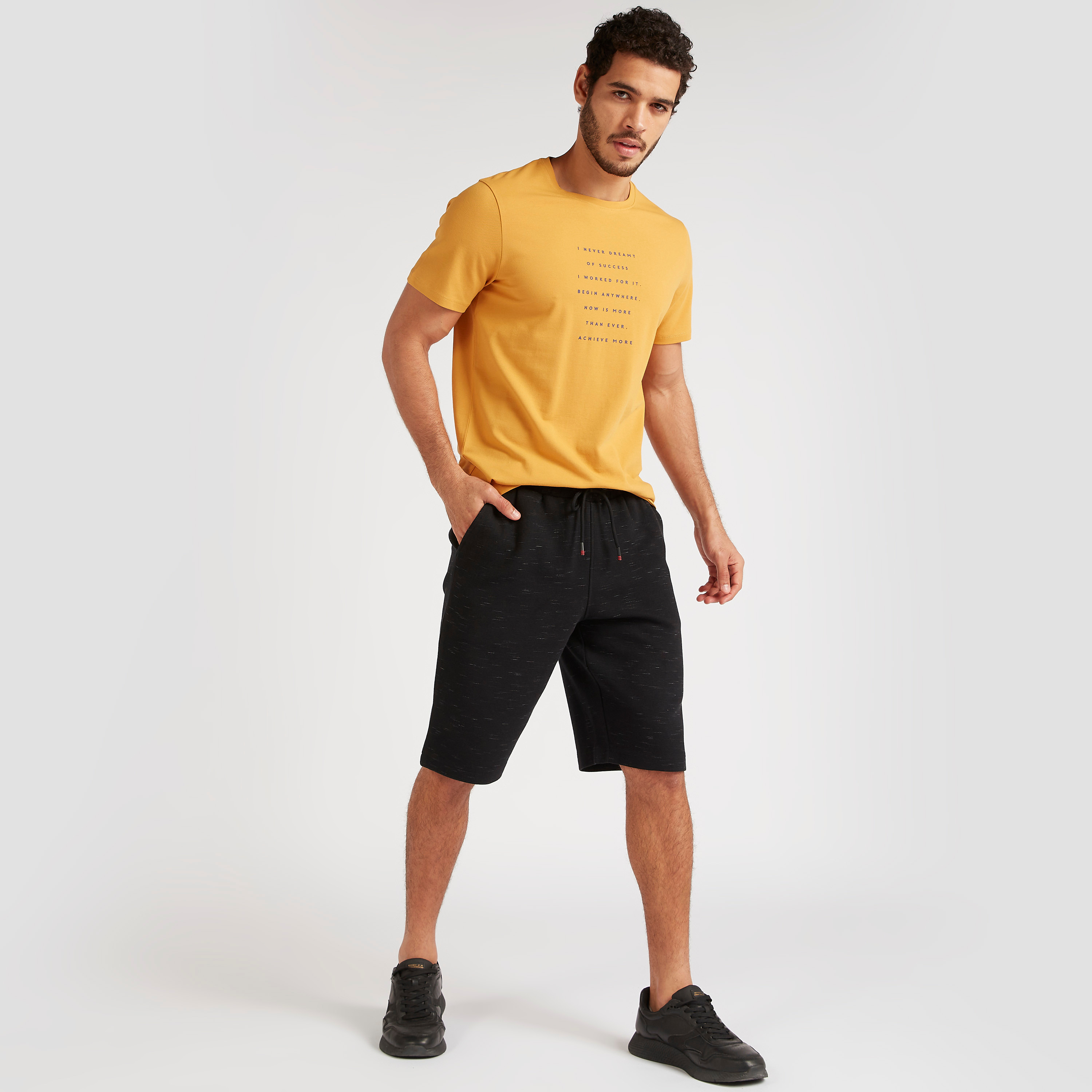 Iconic Printed Crew Neck T-shirt with Short Sleeves-men-clothing-tshirtsandpolos-tshirts-image-2