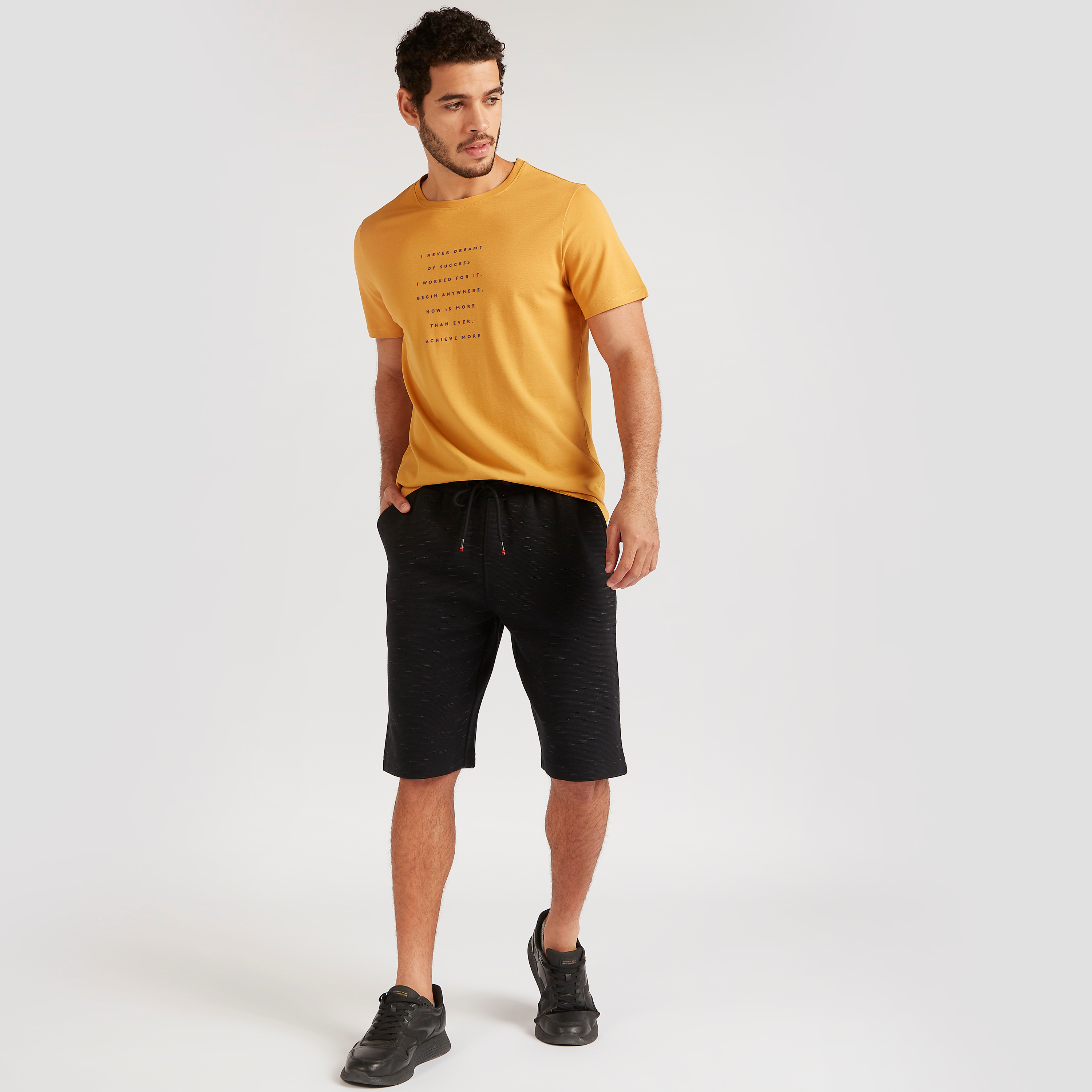Iconic Printed Crew Neck T-shirt with Short Sleeves-men-clothing-tshirtsandpolos-tshirts-image-5