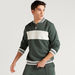Iconic Panelled Sweatshirt with Mandarin Neck and Zip Closure-Sweatshirts-thumbnailMobile-5