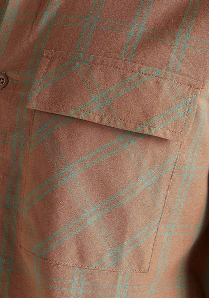 Iconic Checked Shirt with Long Sleeves and Pocket