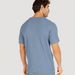Iconic Textured Crew Neck T-shirt with Short Sleeves-T Shirts-thumbnailMobile-3