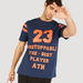 Iconic Printed Crew Neck T-shirt with Short Sleeves-T Shirts-thumbnailMobile-0