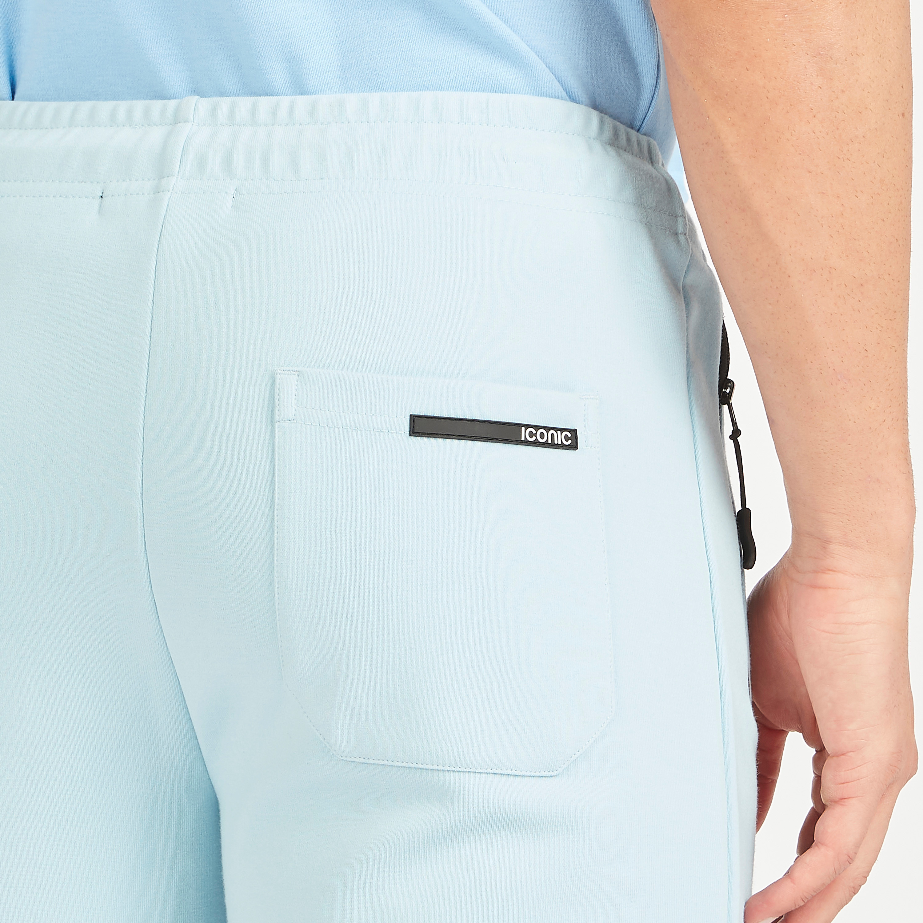 Iconic Solid Shorts with Drawstring Closure and Zip Pockets-men-clothing-bottoms-shorts-image-10