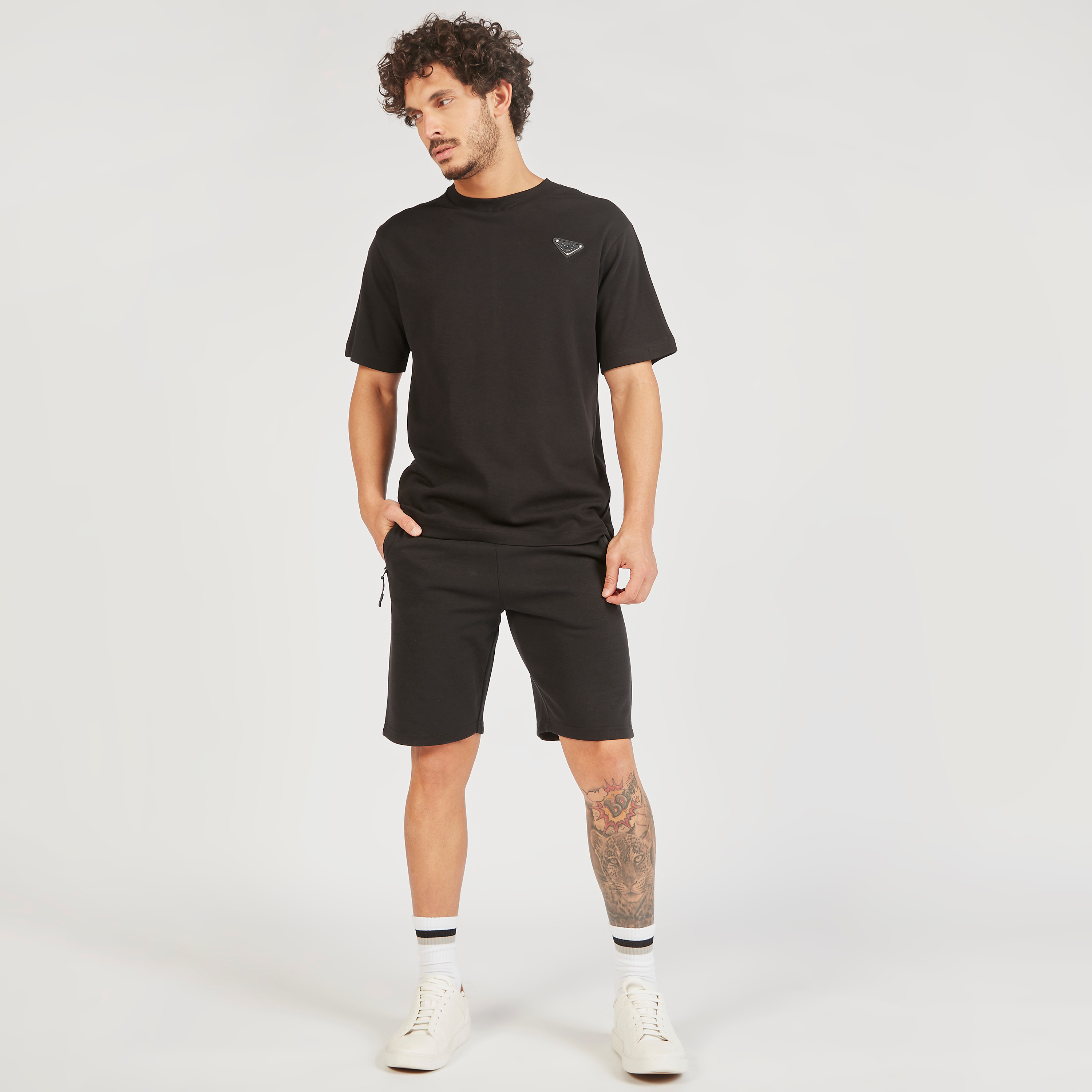 Iconic Solid Shorts with Drawstring Closure and Zip Pockets-men-clothing-bottoms-shorts-image-12