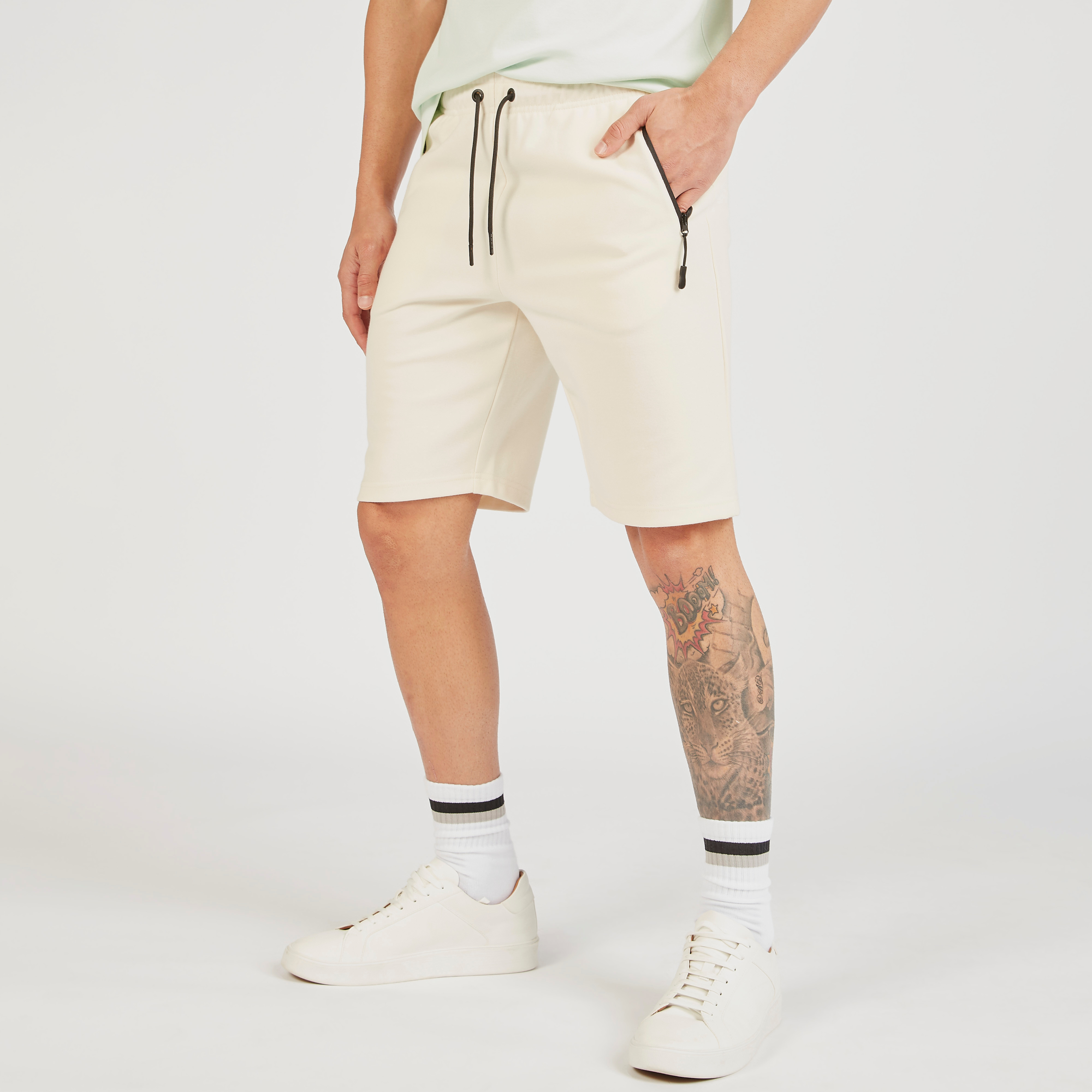 Iconic Solid Shorts with Drawstring Closure and Zip Pockets-men-clothing-bottoms-shorts-image-16