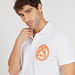 Iconic Tiger Embroidered Polo T-shirt with Short Sleeves-Polos-thumbnailMobile-2