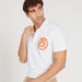 Iconic Tiger Embroidered Polo T-shirt with Short Sleeves-Polos-thumbnailMobile-4