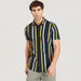 Iconic Striped Shirt with Short Sleeves and Button Closure-Shirts-thumbnail-0