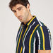 Iconic Striped Shirt with Short Sleeves and Button Closure-Shirts-thumbnail-2