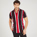 Iconic Striped Shirt with Short Sleeves and Button Closure-Shirts-thumbnail-0