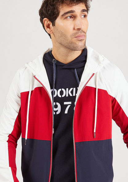 Iconic Colourblock Jacket with Hood and Pockets-Jackets-image-2
