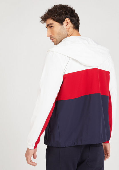 Iconic Colourblock Jacket with Hood and Pockets-Jackets-image-3