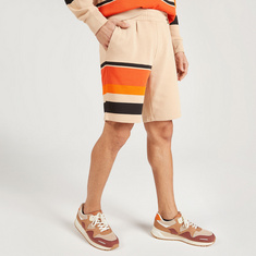 Iconic Striped Shorts with Elasticised Waistband and Pockets