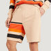 Iconic Striped Shorts with Elasticised Waistband and Pockets-Shorts-thumbnailMobile-2