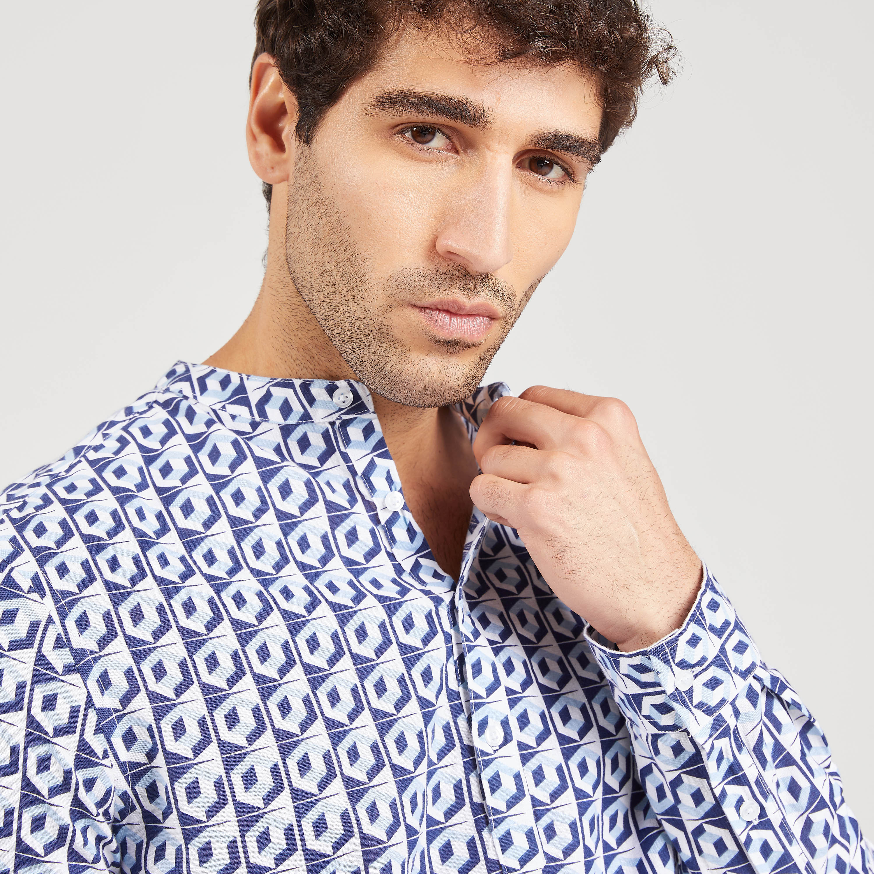 Iconic Printed Shirt with Long Sleeves-men-clothing-shirts-image-3