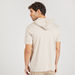 Iconic Solid T-shirt with Hood and Short Sleeves-T Shirts-thumbnailMobile-3