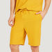 Textured Flexi Waist Shorts with Drawstring Closure and Pockets-Shorts-thumbnailMobile-0