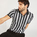 Iconic Striped Polo T-shirt with Short Sleeves-Polos-thumbnailMobile-2