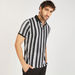 Iconic Striped Polo T-shirt with Short Sleeves-Polos-thumbnail-4