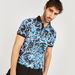 Iconic Printed Polo T-shirt with Short Sleeves-Polos-thumbnail-0